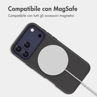 imoshion Cover posteriore Color con Thin MagSafe Ring Apple iPhone 17 Pro - Nero