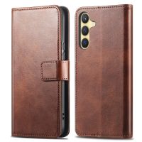 imoshion Cover a libro di Lusso Samsung Galaxy S25 / S24 - Marrone scuro