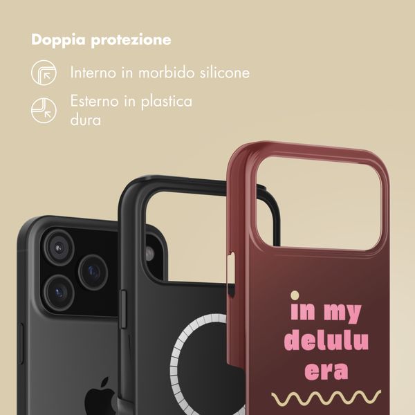 Selencia Cover posteriore Vivid con MagSafe Apple iPhone 17 Pro - Delulu