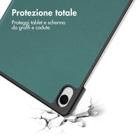 imoshion Cover a libro Trifold Samsung Galaxy Tab S11 - Verde scuro