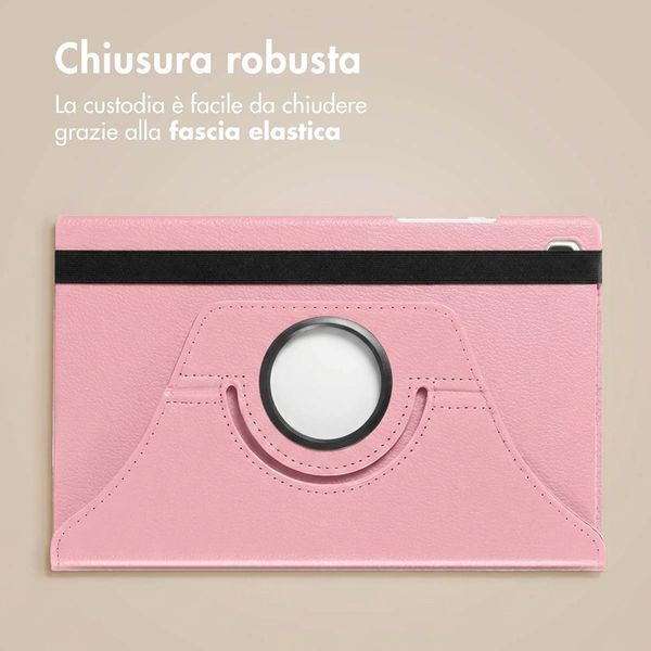 imoshion Cover Girevole a 360° Samsung Galaxy Tab A9 8.7 pollici - Rosa