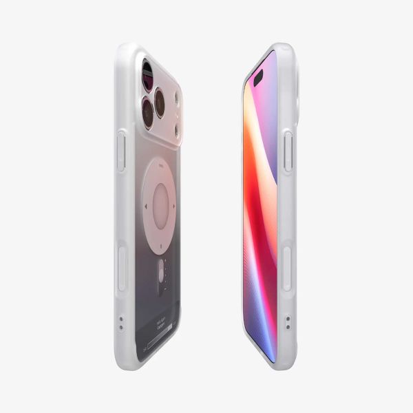 Spigen Cover Posteriore Ultra Ibrida con MagSafe Apple iPhone 17 Pro Max - Clear Silver