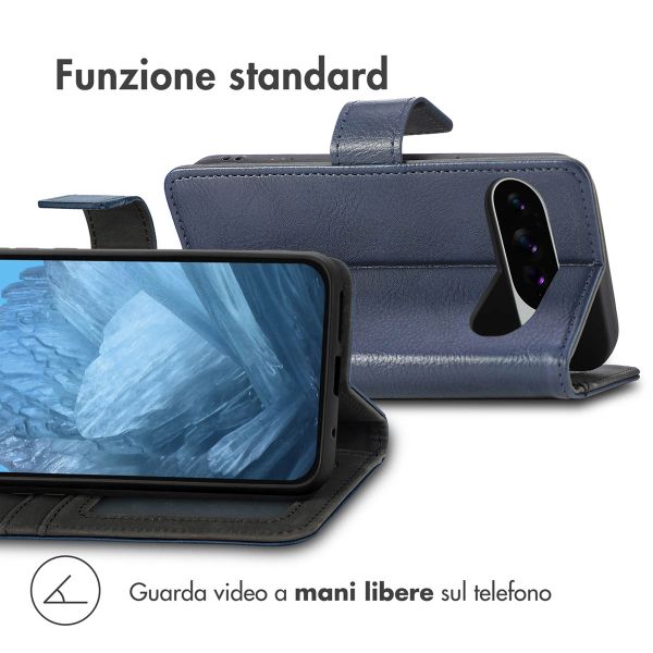 imoshion Cover a libro di Lusso Google Pixel 10 Pro XL - Blu scuro
