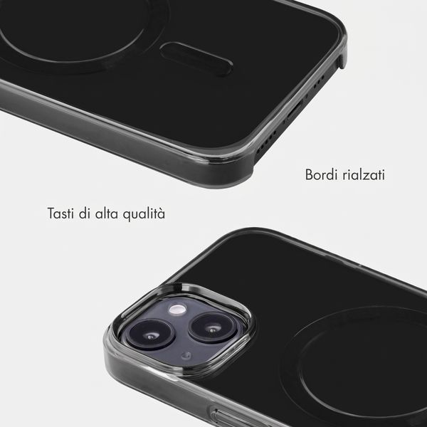 Accezz Lite custodia posteriore con MagSafe Apple iPhone 14 - Smokey Clear