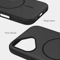imoshion Cover posteriore Color con Thin MagSafe Ring Apple iPhone 16 - Nero