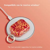 Selencia Cover Vivid  Apple AirPods Pro 2 - Tropical Vibes Apricot