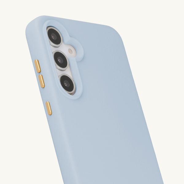 Selencia Cover posteriore Rivièra con MagSafe con ganci rimovibili Samsung Galaxy S25 / S24 - Powder Blue