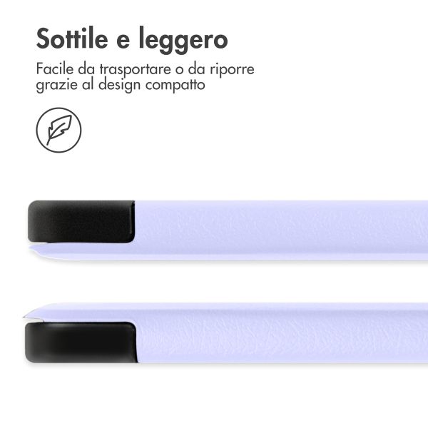 imoshion Cover a libro Trifold Samsung Galaxy Tab A9 Plus - Lilla