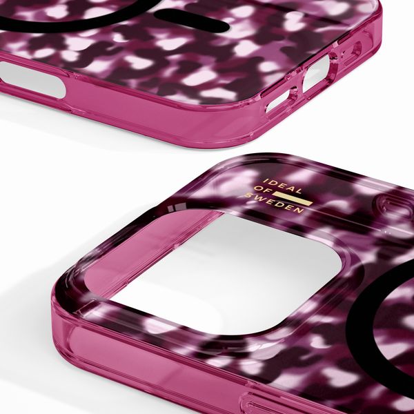 iDeal of Sweden Cover Trasparente con MagSafe Apple iPhone 16 Pro Max - Cherry Crush