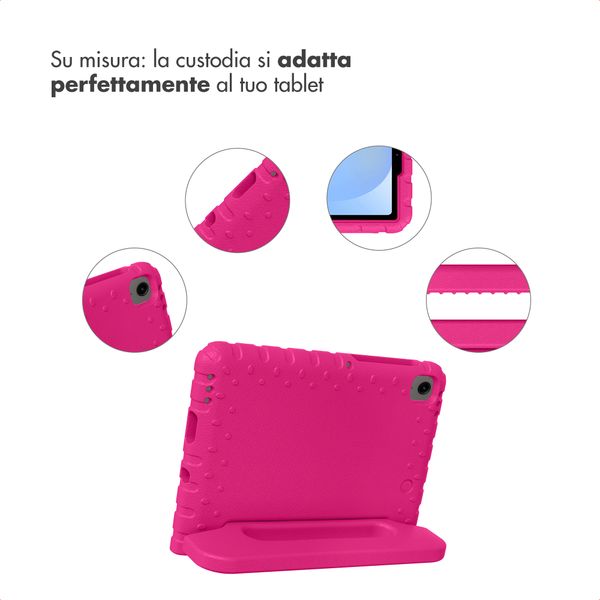 imoshion Cover Posteriore Kidsproof con Maniglia Samsung Galaxy Tab A11 / A9 8.7 pollici - Rosa