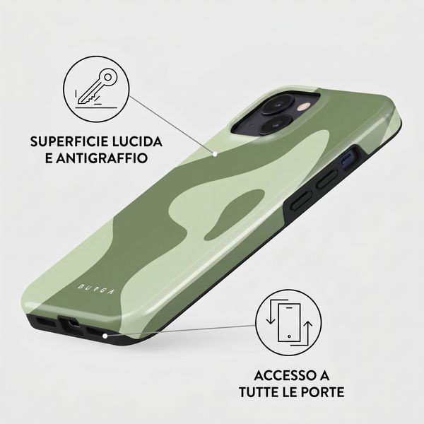 Burga Cover Posteriore Resistente con MagSafe Apple iPhone 13 - No Rush
