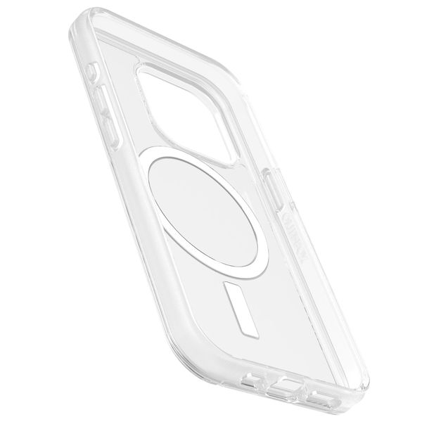 OtterBox Cover Posteriore Trasparente Symmetry con MagSafe Apple iPhone 15 Pro - Trasparente