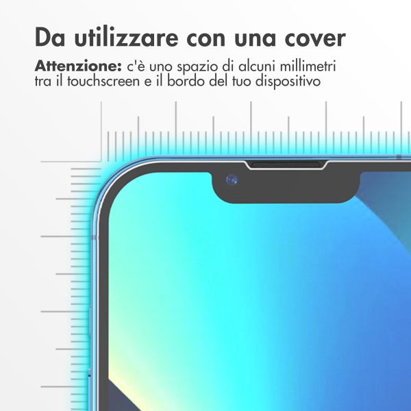 Accezz Vetro temperato, confezione da 2 Apple iPhone 13 Mini