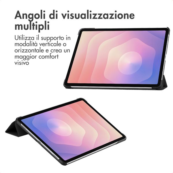 imoshion Cover a libro Trifold Samsung Galaxy Tab S11 - Nero