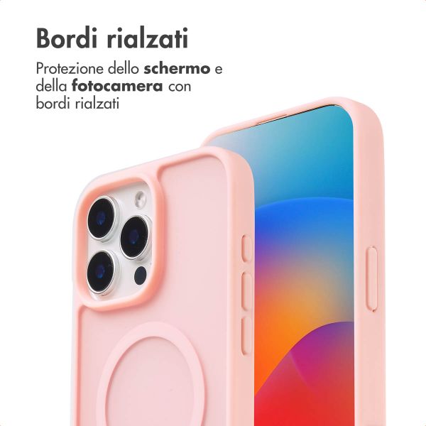 imoshion Cover posteriore Color Guard con MagSafe Apple iPhone 15 Pro Max - Rosa chiaro