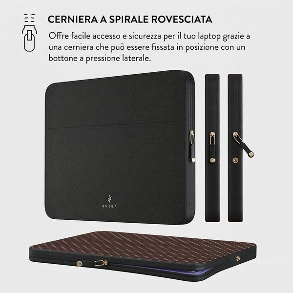 Burga Custodia per laptop 14 pollici - Laptopsleeve - Sorry Busy