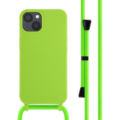 imoshion Cover in Silicone con Cordino Apple iPhone 13 - Fluor Groen