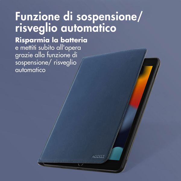 Accezz Cover Tablet Classica Apple iPad 6 (2018) 9.7 pollici / iPad 5 (2017) 9.7 pollici / Air 2 (2014)/Air 1 (2013) - Blu scuro