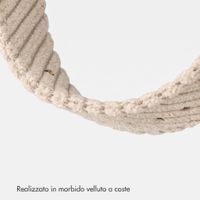 imoshion Cinturino in velluto a coste Apple Watch | 44/45/46/49 mm - Beige
