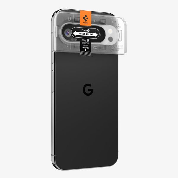 Spigen Optik Pro EZ Fit Lens Protector - Protezione lente fotocamera (confezione da 2) per Google Pixel 9 Pro XL