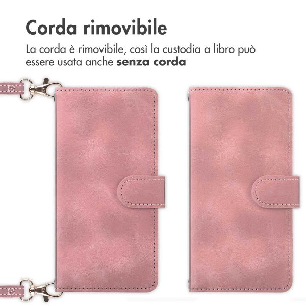 imoshion Cover a libro con Cordino Samsung Galaxy A35 - Rosa