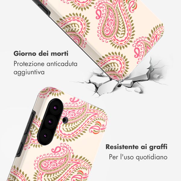 Selencia Cover Posteriore Vivid Samsung Galaxy A36 / A56 - Paisley Blush