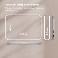 Selencia Custodia per laptop Teddy 13-14 pollici - Sand