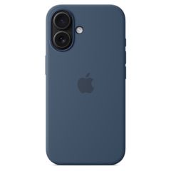 Apple Cover Posteriore in Silicone con MagSafe Apple iPhone 16 - Denim