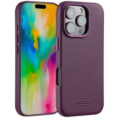 Accezz Cover in Pelle con MagSafe Apple iPhone 16 Pro - Heath Purple