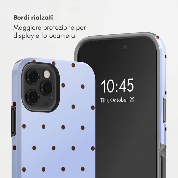 Selencia Cover Posteriore Vivid Apple iPhone 12 (Pro) - Happy Dots Digital Sky