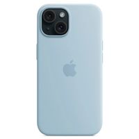 Apple Cover Posteriore in Silicone con MagSafe Apple iPhone 15 - Blu chiaro