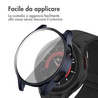imoshion Cover rigida integrale Samsung Galaxy Watch 4 - 40 mm - Blu scuro