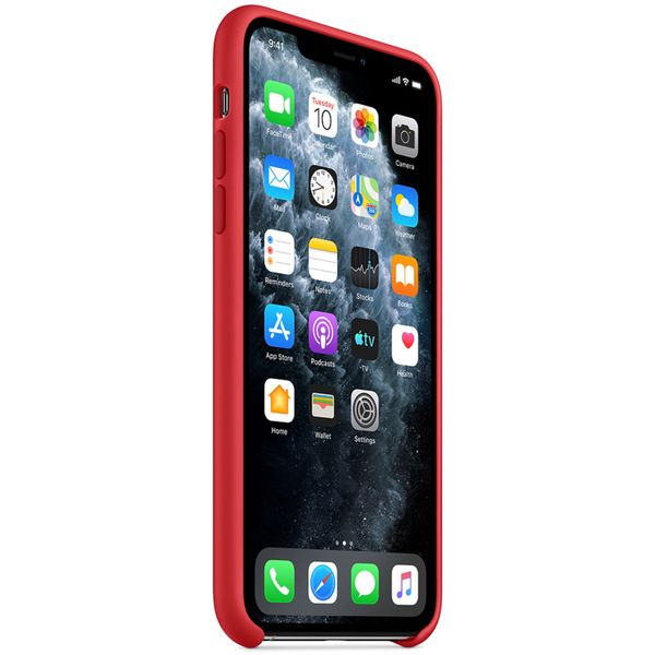 Apple Cover in Silicone Apple iPhone 11 Pro Max - (Product) Red