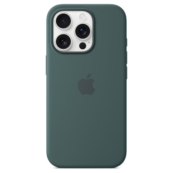 Apple Cover Posteriore in Silicone con MagSafe Apple iPhone 16 Pro - Lake Green