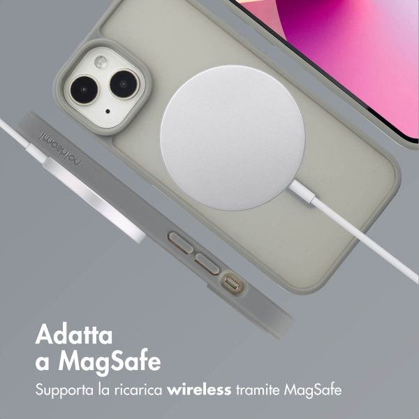 imoshion Cover posteriore Color Guard con MagSafe Apple iPhone 14 / 13 - Grigio