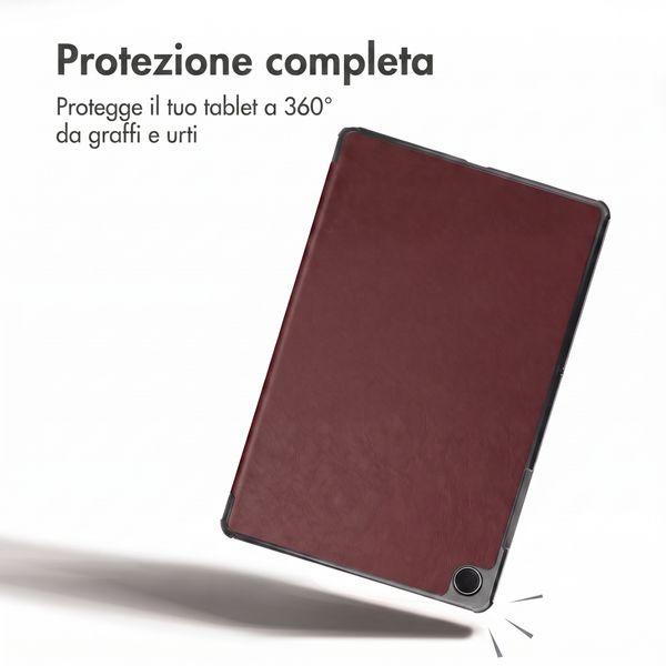 imoshion Cover a libro Trifold Samsung Galaxy Tab A11 Plus - Bordeaux