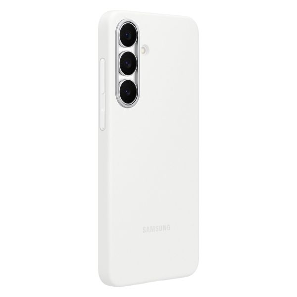 Samsung Cover originale in silicone Samsung Galaxy S25 FE - Bianco
