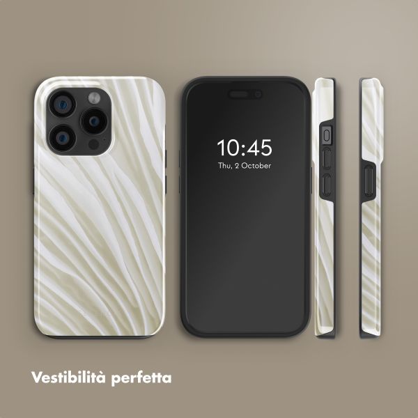 Selencia Cover posteriore Vivid con MagSafe Apple iPhone 15 Pro - Nature Light Brown