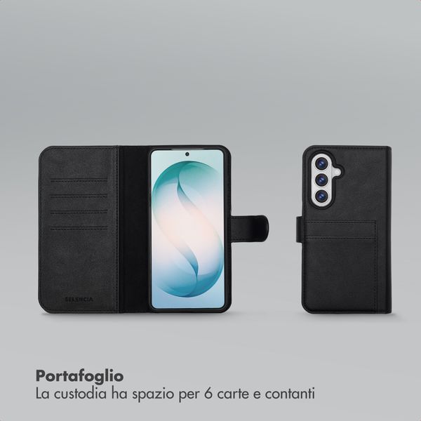 Selencia Libreria rimovibile Olyn con MagSafe Samsung Galaxy S26 Plus - Nero
