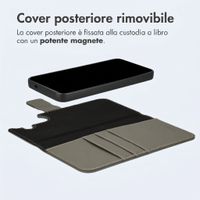 imoshion Cover a libro di lusso 2-in-1 rimovibile Samsung Galaxy S26 - Verde