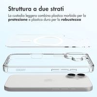 Accezz Cover posteriore Xtreme Impact con MagSafe Apple iPhone 16 - Trasparente