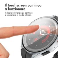 imoshion Cover rigida integrale Samsung Galaxy Watch 5 - 44 mm - Argento