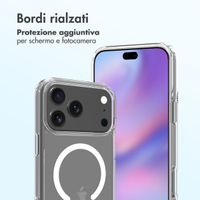 Accezz Cover posteriore Xtreme Impact con MagSafe Apple iPhone 17 Pro Max - Trasparente