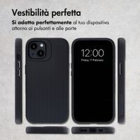 Accezz Cover Posteriore Resistente con MagSafe Apple iPhone 13 - Nero