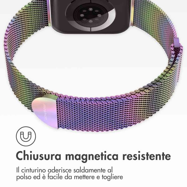 imoshion Cinturino milanese magnetico Apple Watch | 38/40/41/42 mm - Taglia S - Colorful
