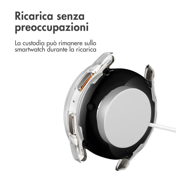 imoshion Cover rigida integrale Samsung Galaxy Watch 7 - 40 mm - Trasparente