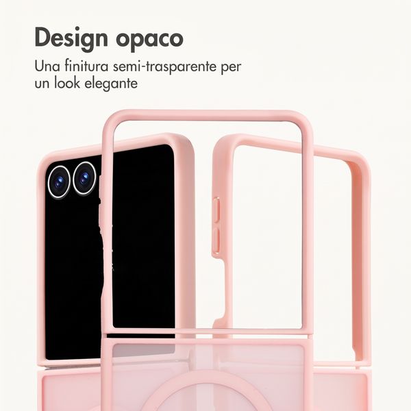 imoshion Cover posteriore Color Guard con MagSafe Samsung Galaxy Z Flip 8 - Rosa chiaro