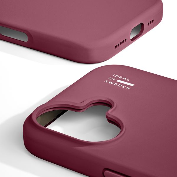 iDeal of Sweden Cover in silicone con MagSafe Apple iPhone 17 - Fine Wine