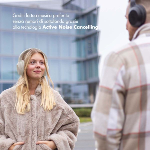 Selencia Cuffie wireless Urban Play - Cancellazione attiva del rumore (ANC) - Con cover - Melody Mist