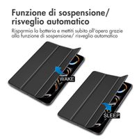 imoshion Cover a libro Trifold Apple iPad Pro 13 (2025) M5 / (2024) M4 - Nero